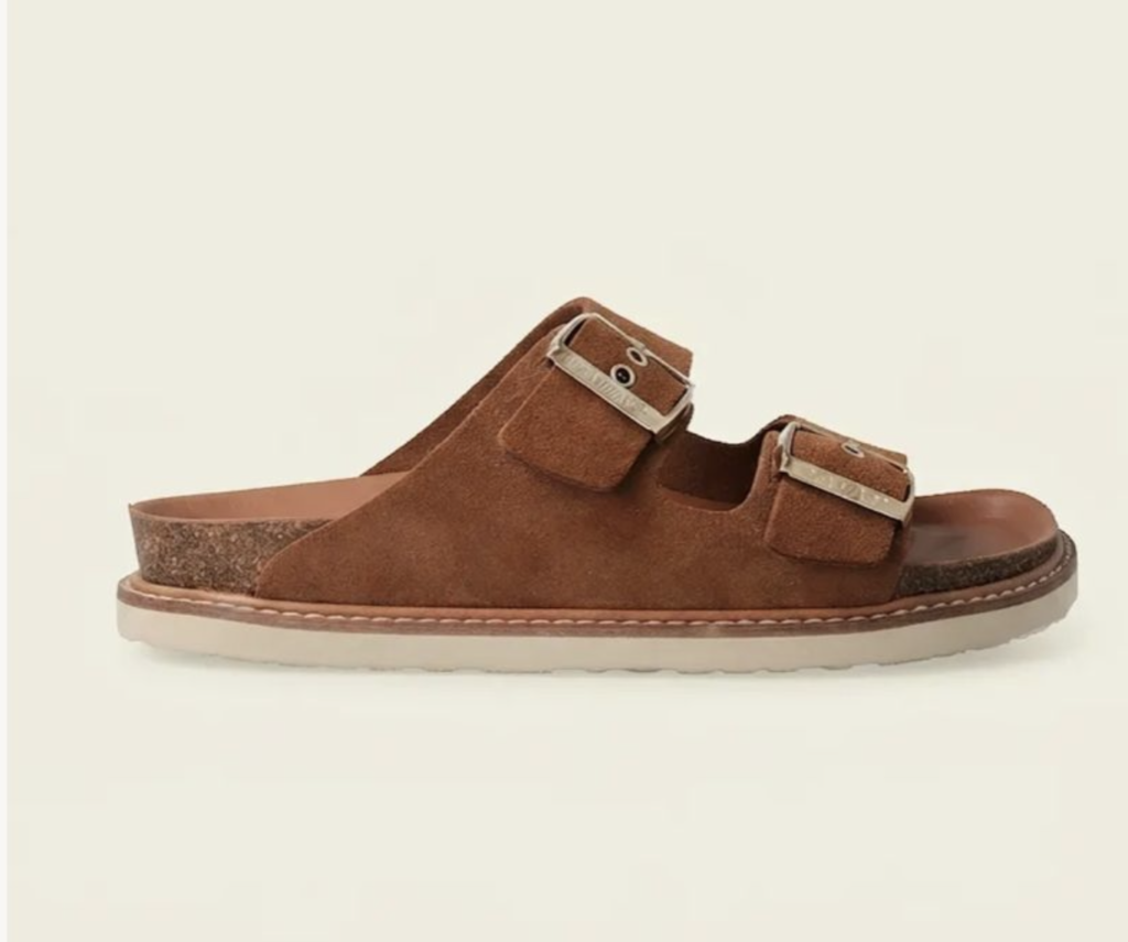 Sandales Doubles Boucles Camel