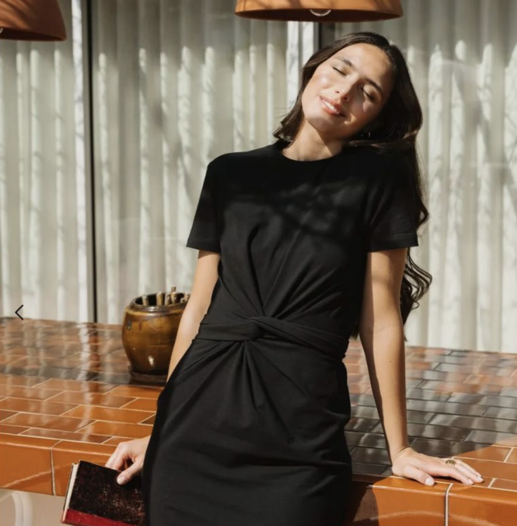 Robe Nouée Noire