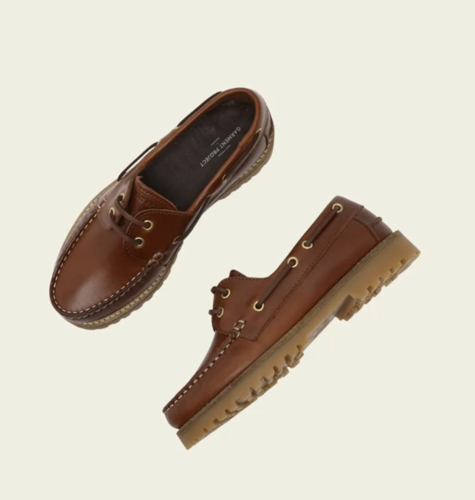 Chaussures Bateau Cuir Marron