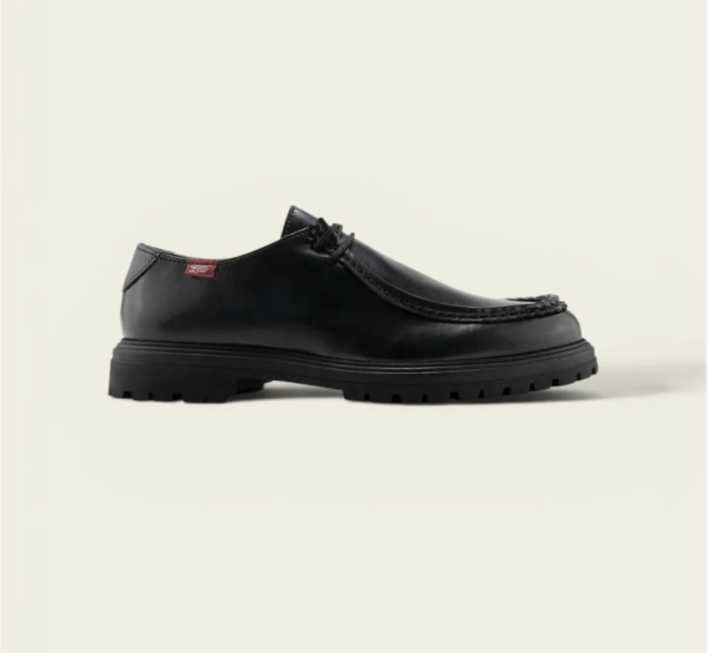 Derbies Cuir Noir Semelle Crantée