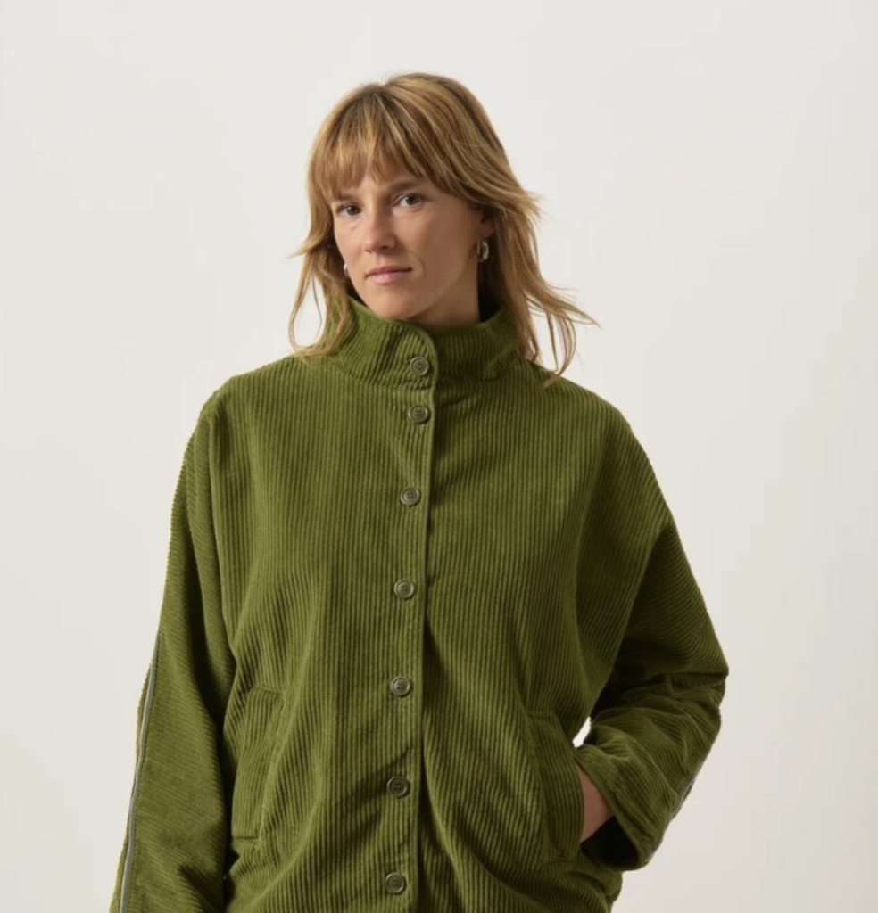 Veste Velours Côtelé Kaki