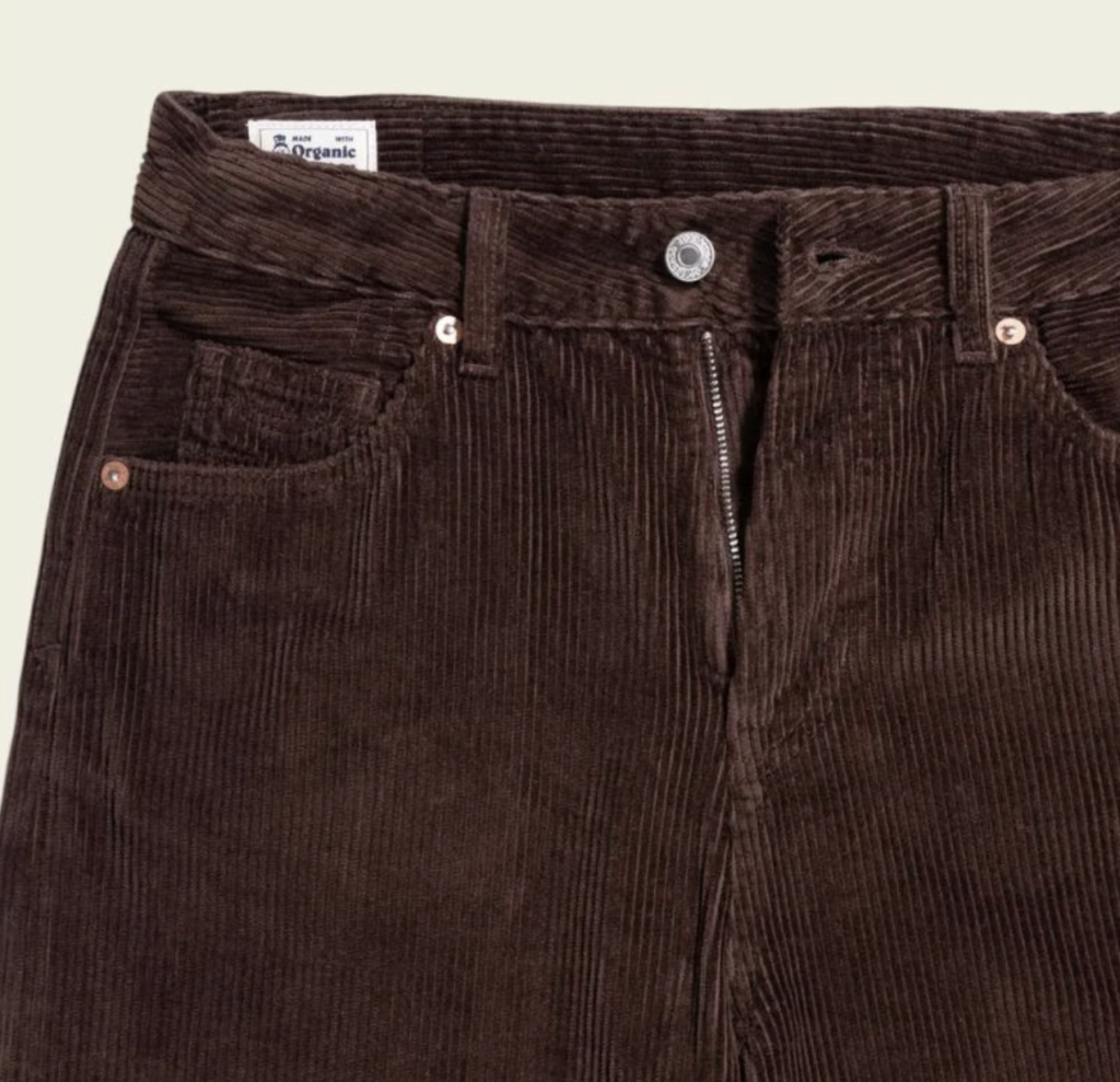 Pantalon Velours Côtelé Marron