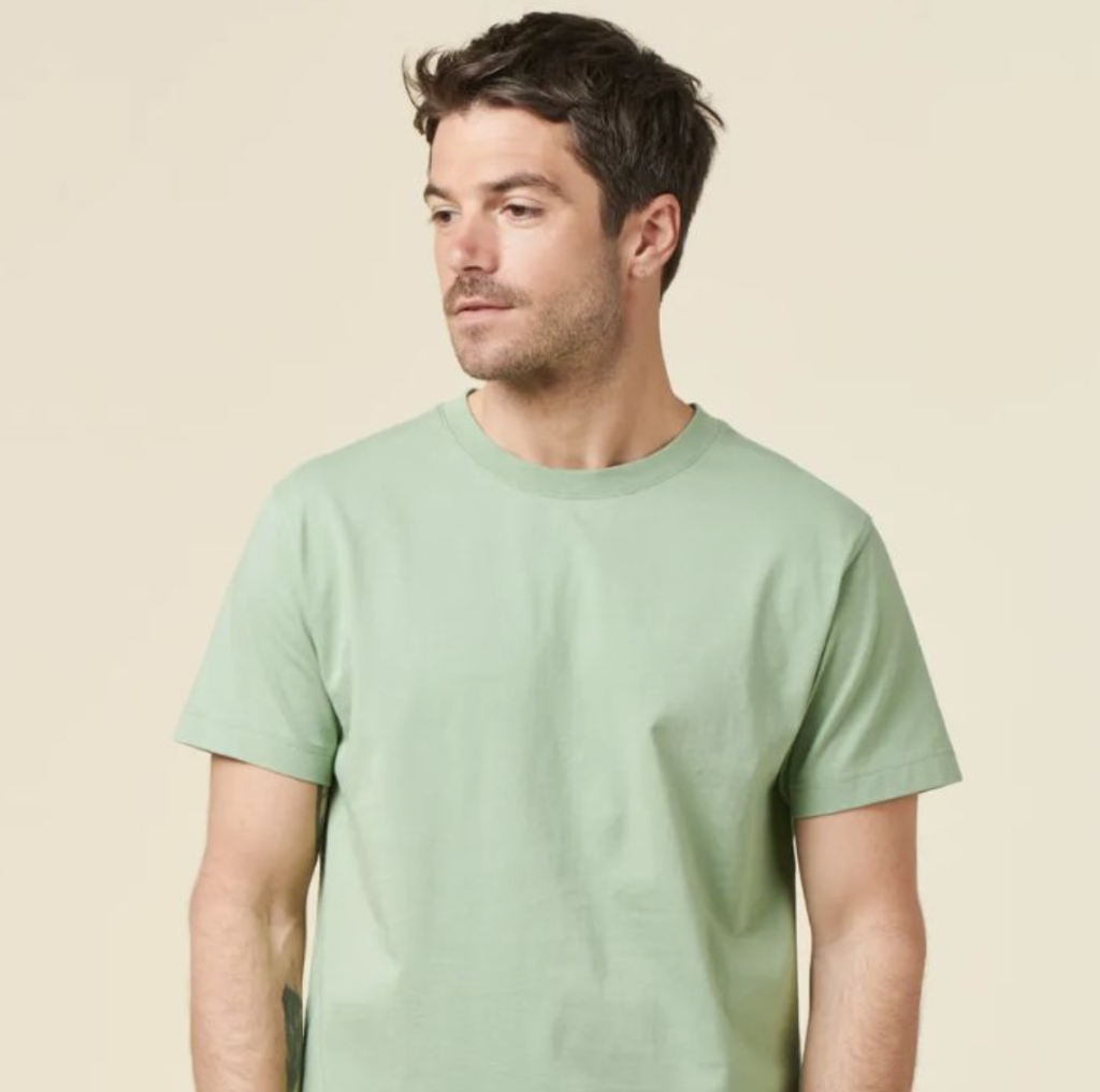 T-shirt Basique Vert d'Eau