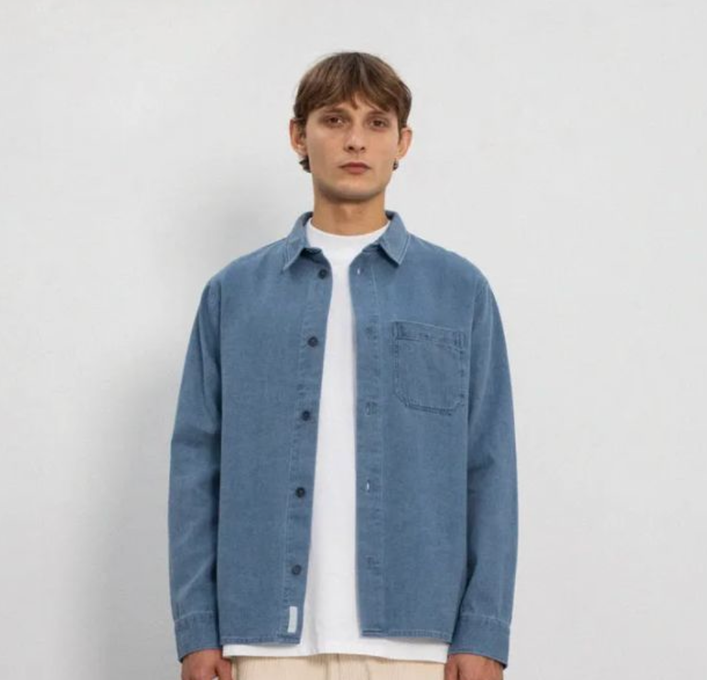 Surchemise Denim Bleu Clair
